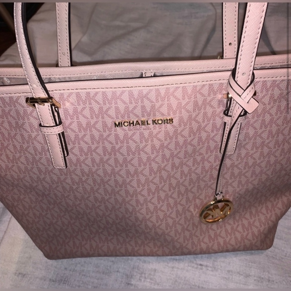Pink Michael Kors tote
